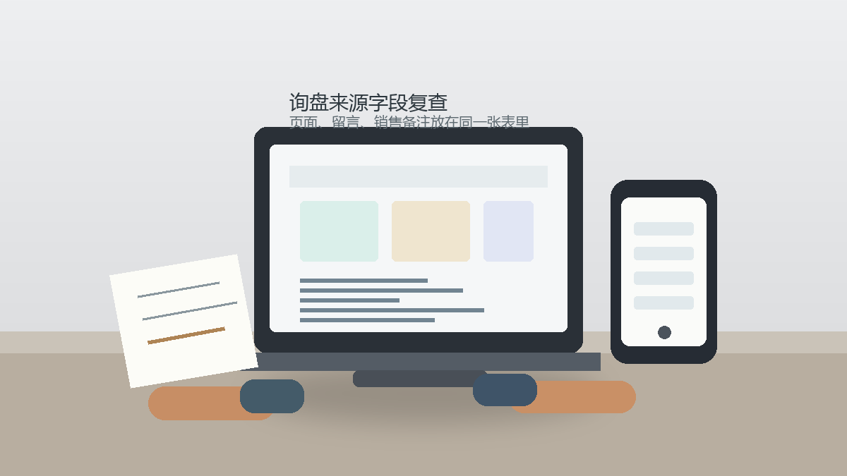 询盘来源字段怎么反查页面质量