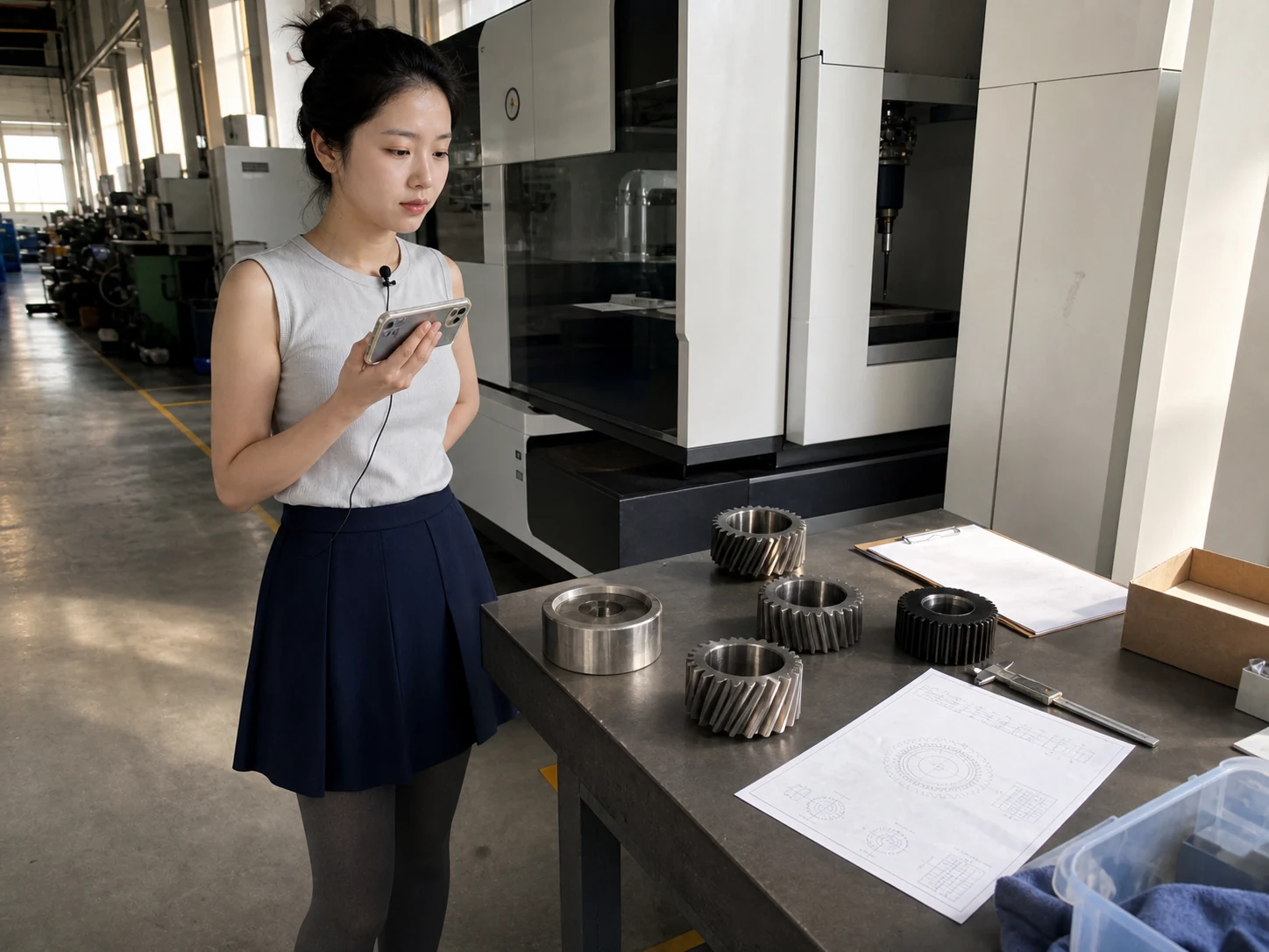 齿轮加工报价时样件结构差异和成本资料复核现场