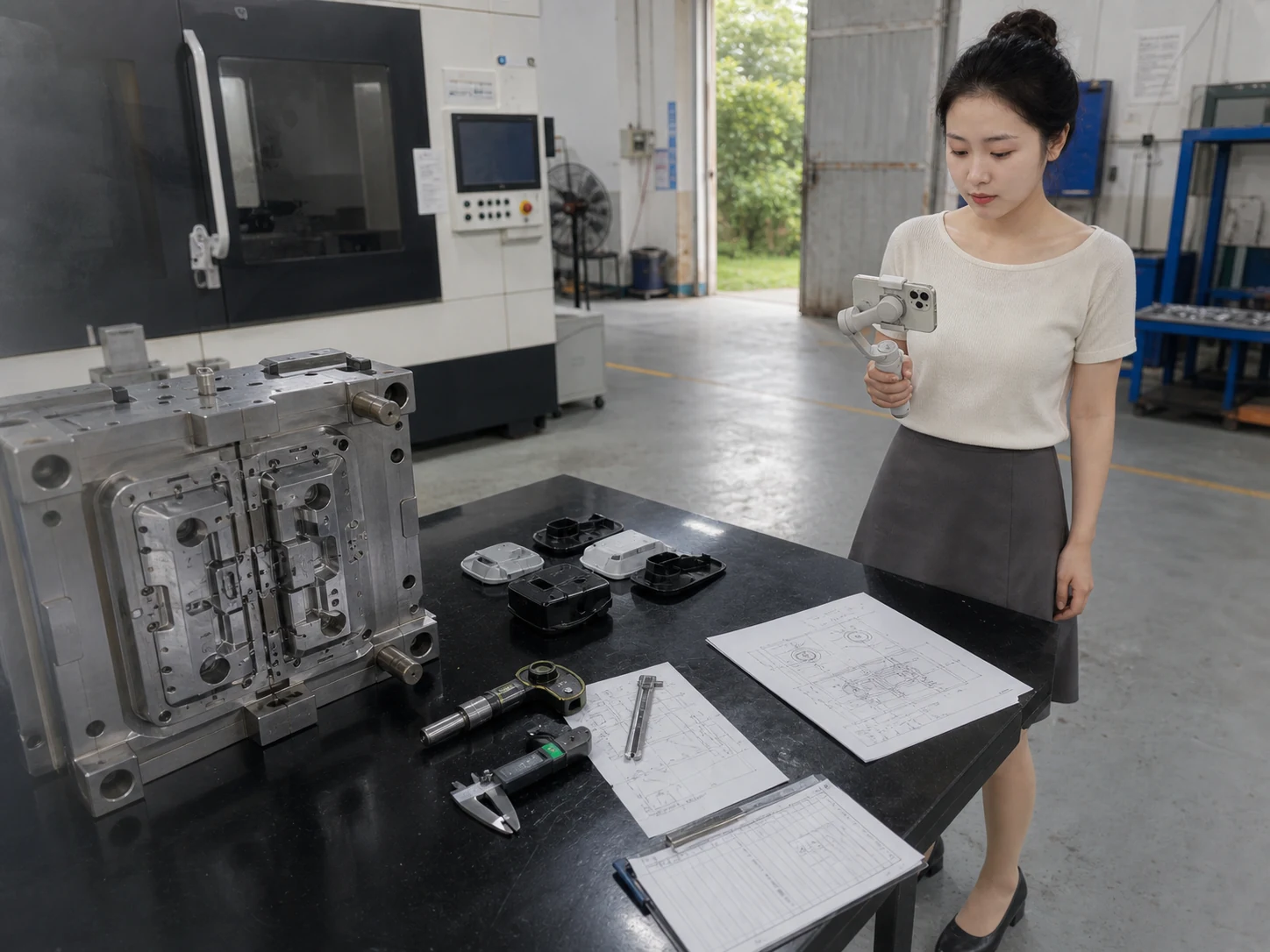 精密注塑模具样品转批量时模具量具和检验资料对应现场