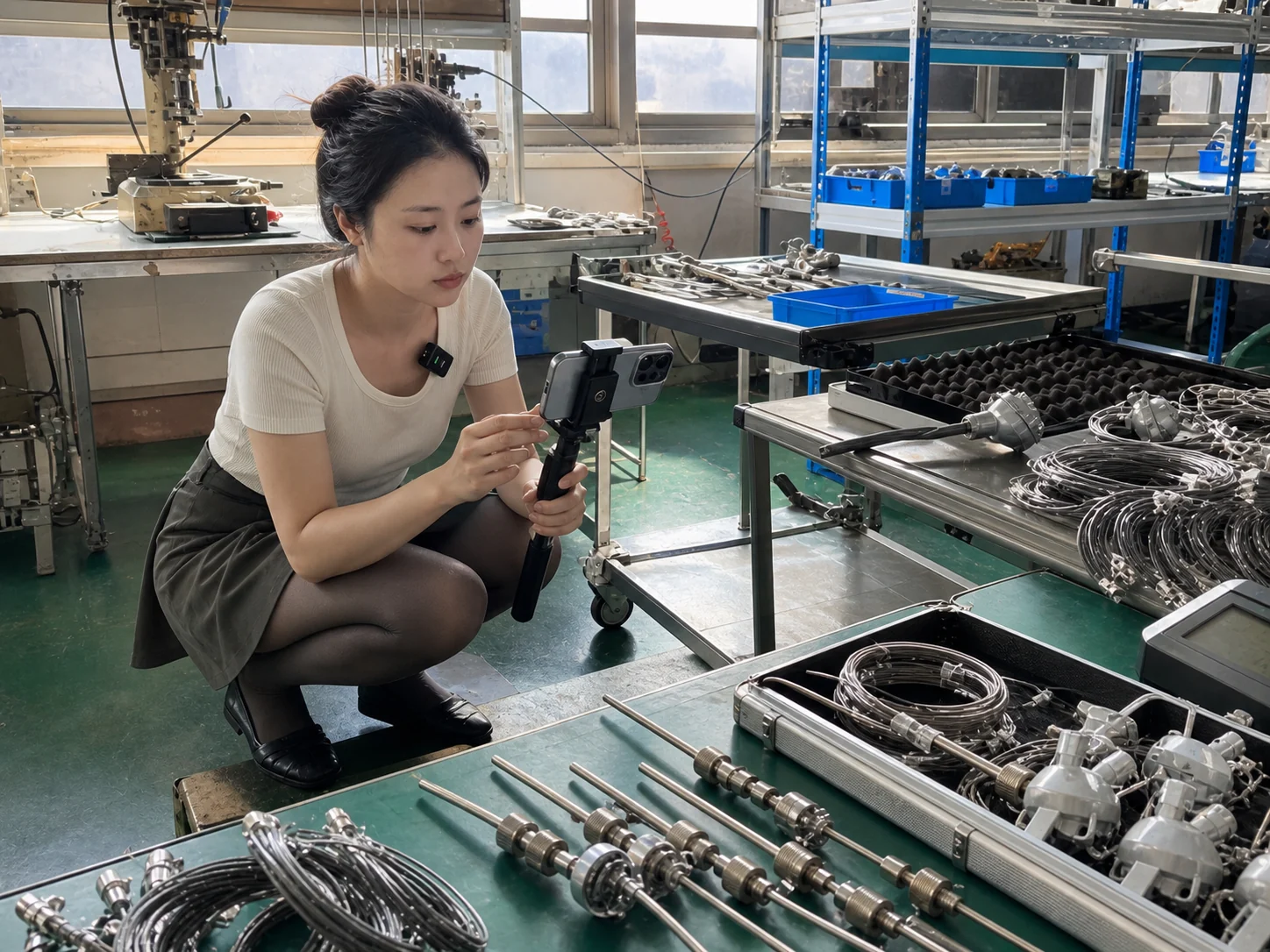 温度传感器定制排产前量程校准和批量能力核对现场