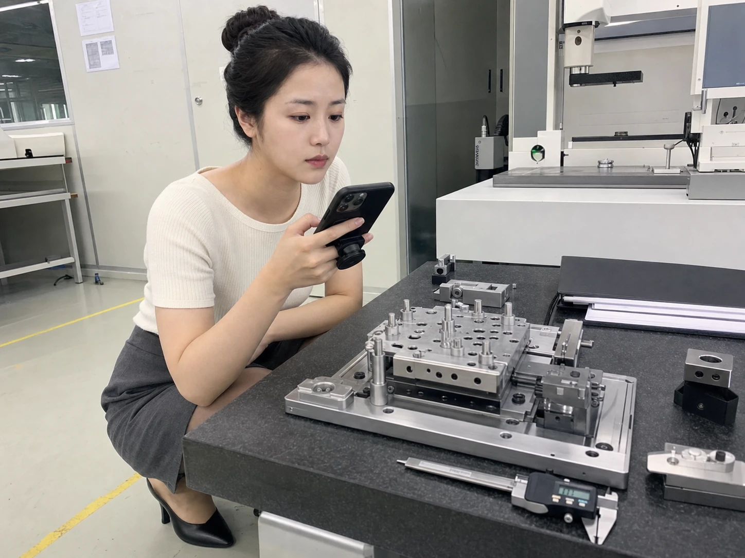 精密定位模块样件与量具检具关系的需求确认现场