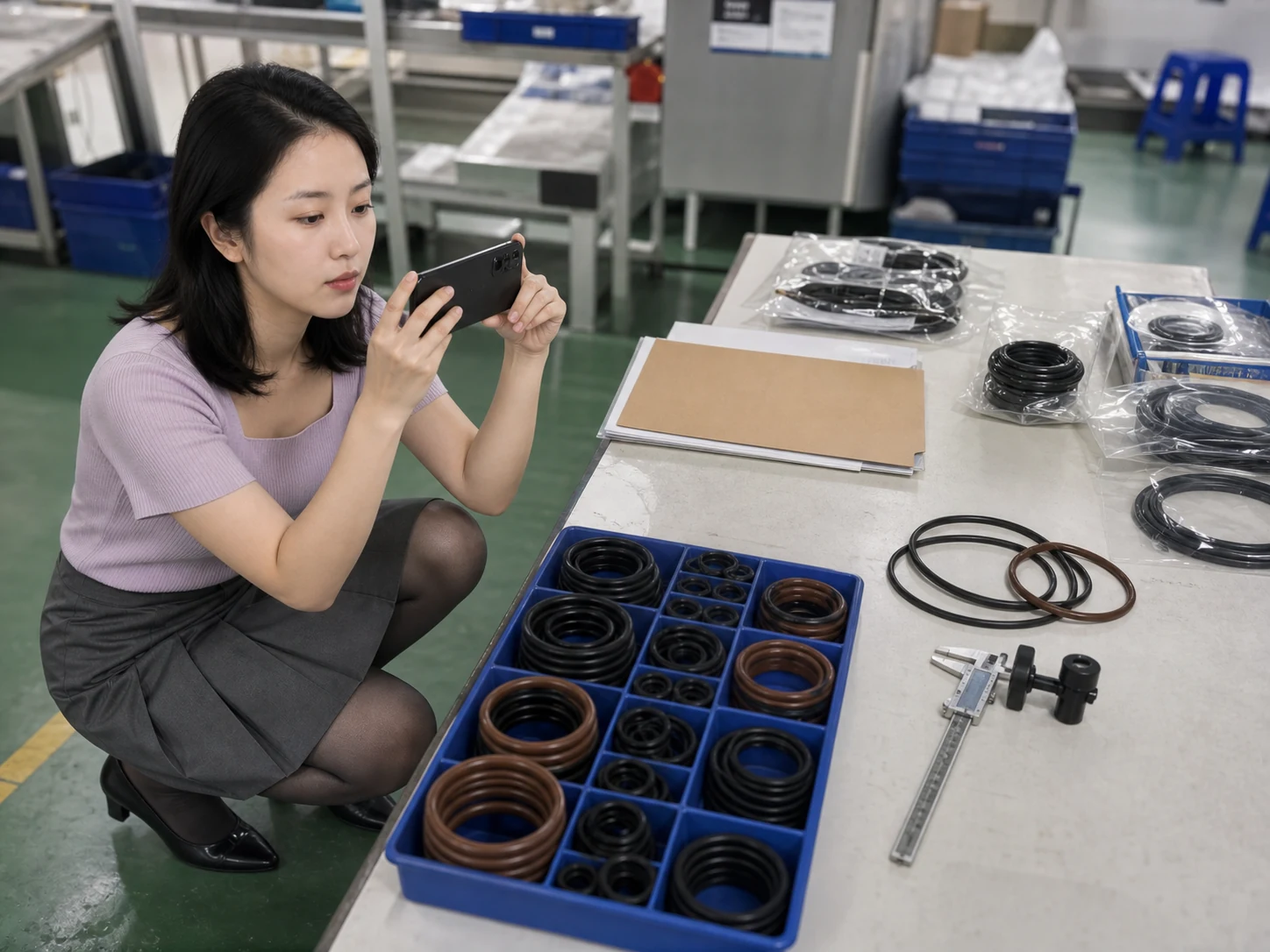 精密密封圈质量异常时批次工单和检验资料追溯现场