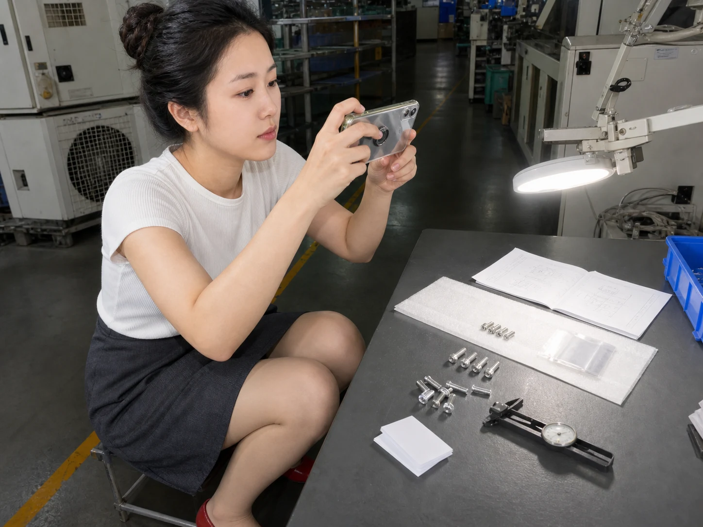 精密螺丝样品图纸检具与小批量转产确认现场