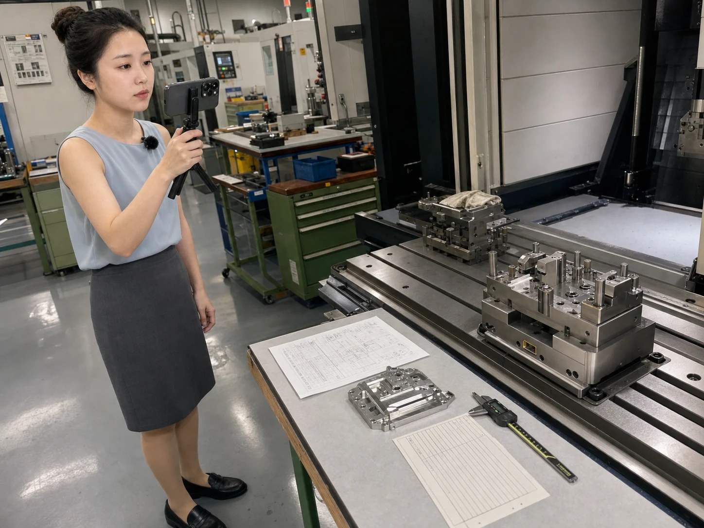 精密夹具换型现场的样品、工艺资料与首件检查记录