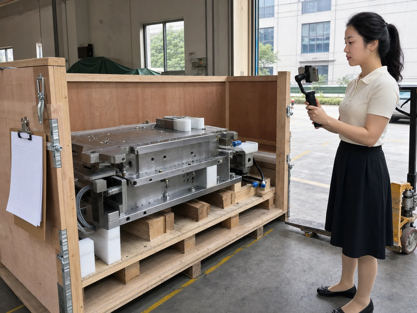精密吸塑模具装车前的包装防护、接口与交付状态记录