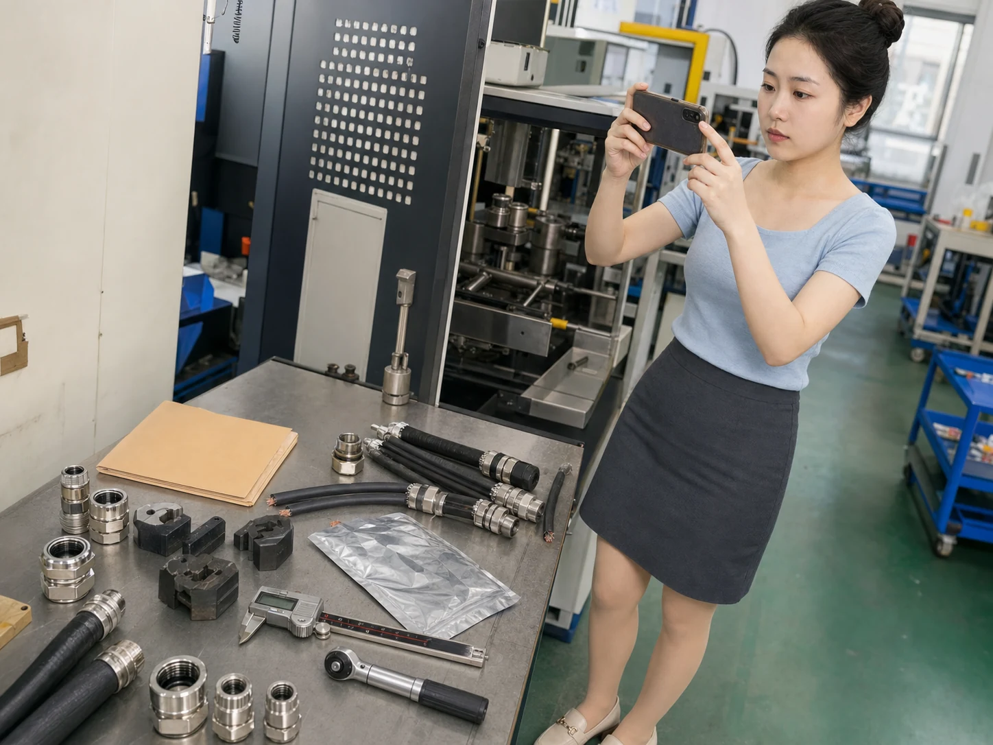 精密电缆接头工装、量具和报价成本项目现场核对