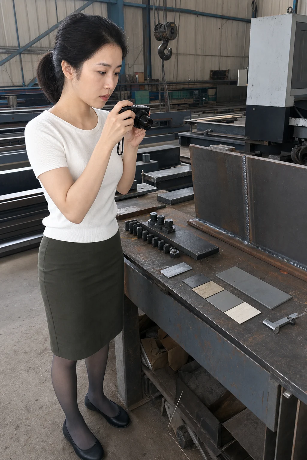 精密钢结构原料牌号、焊接工艺和表面处理条件记录