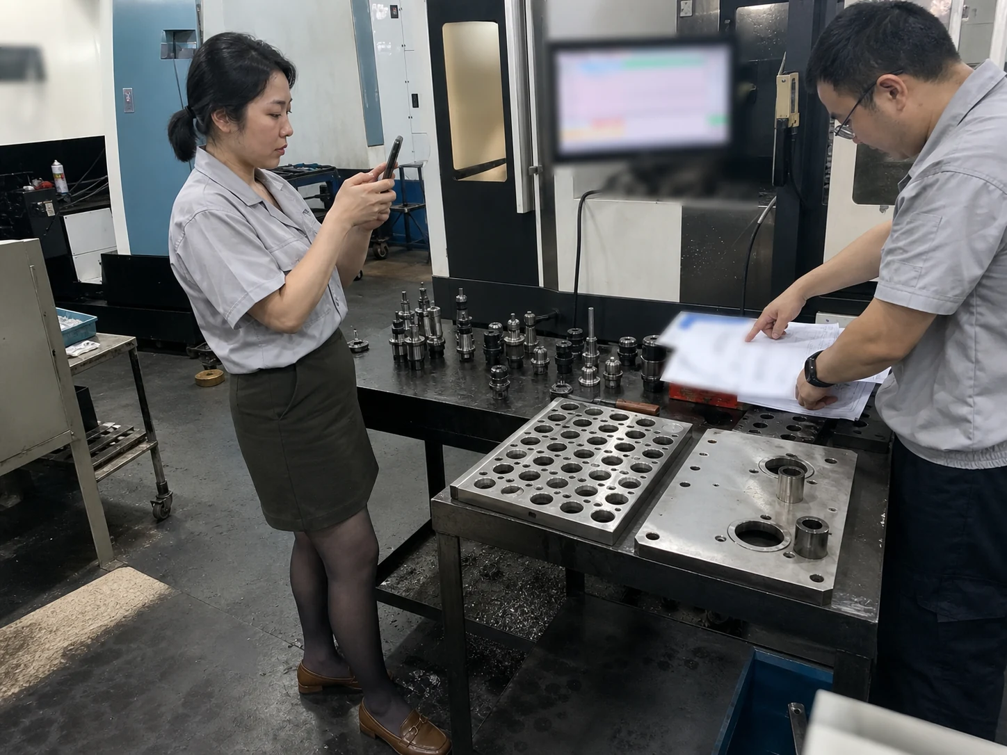 精密钻削设备报价评审现场