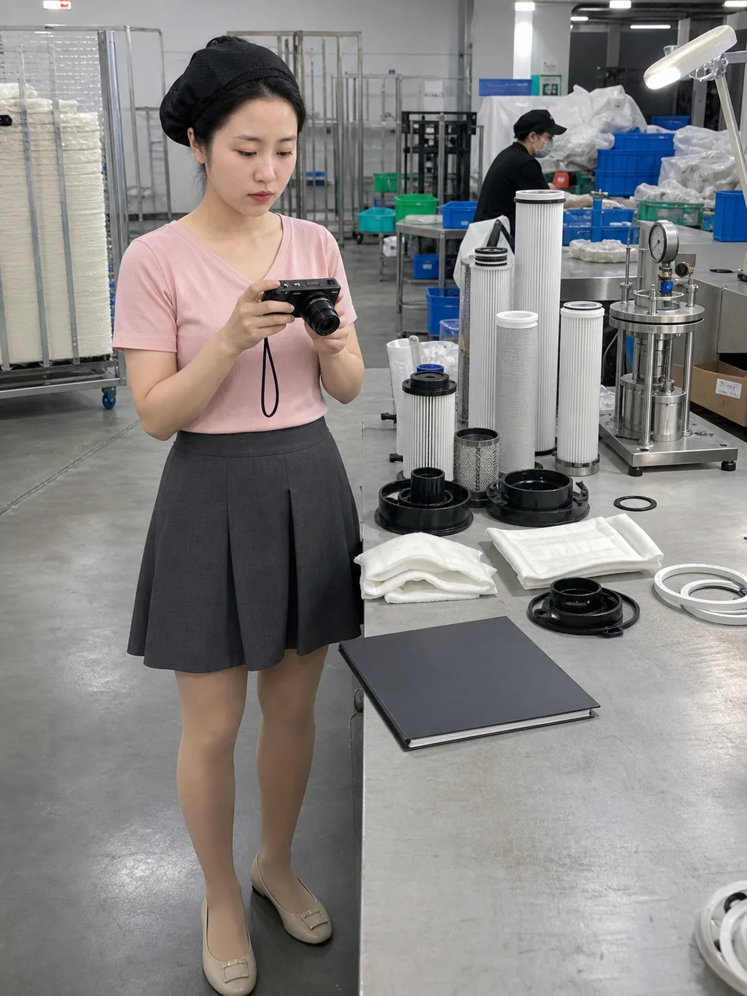 精密滤芯成本项目复核现场