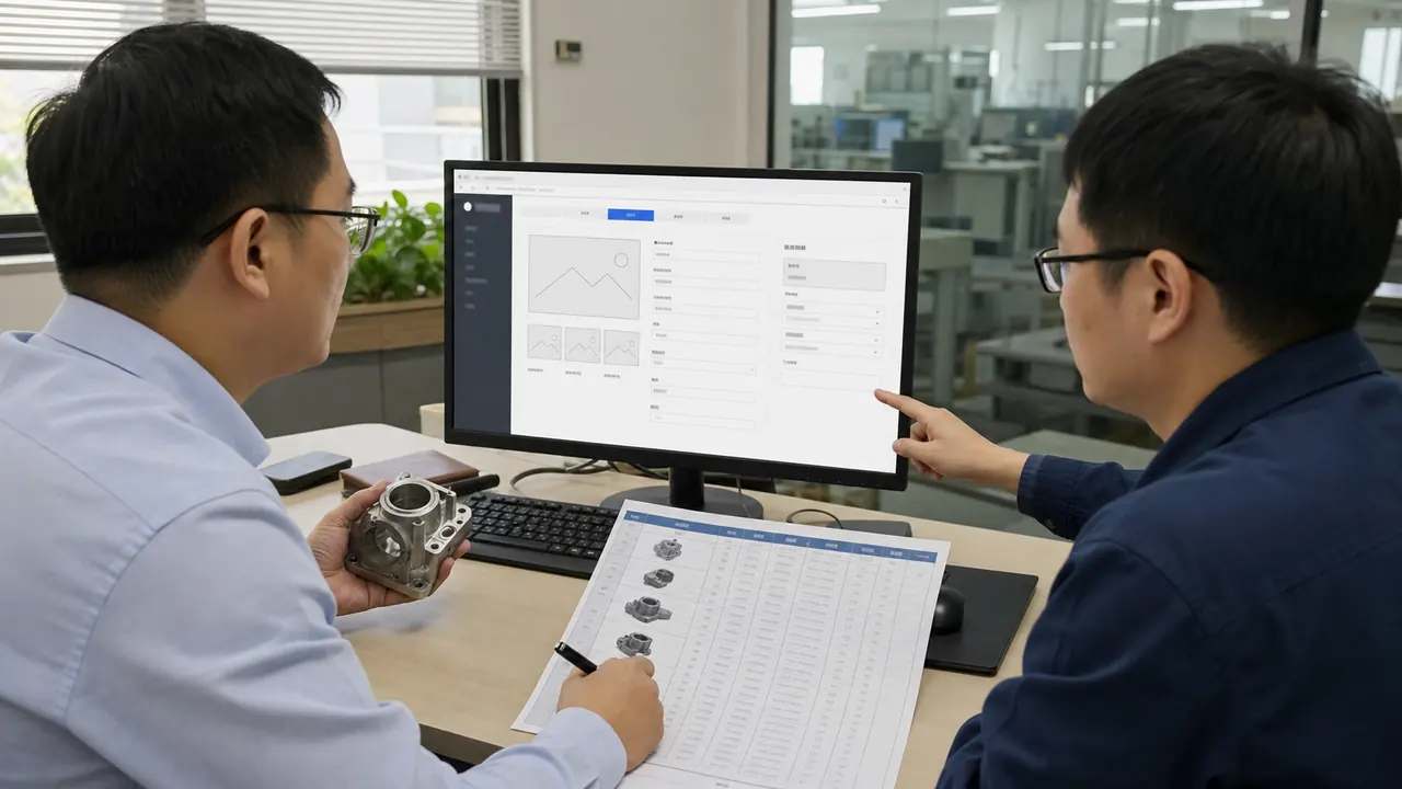 制造企业人员用产品实物和型号表检查网站模板字段